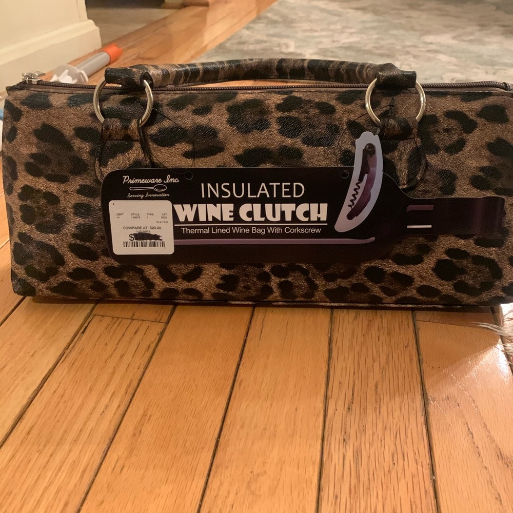 INSULATED WINE CLUTCH W/ CORKSCREW GIFT SET - Picture 5 of 8